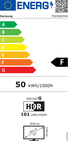 Energi label - Grade F