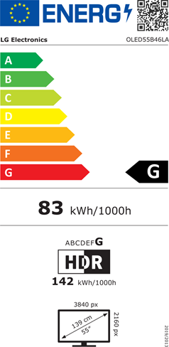 Energi label - Grade G