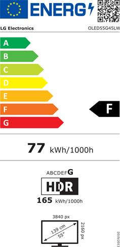 Energi label - Grade F