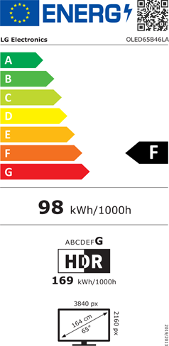 Energi label - Grade F