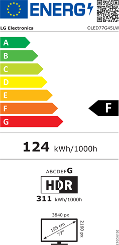 Energi label - Grade F