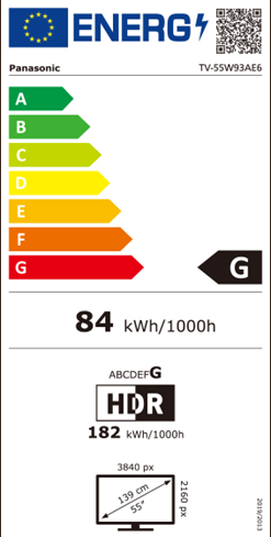 Energi label - Grade G