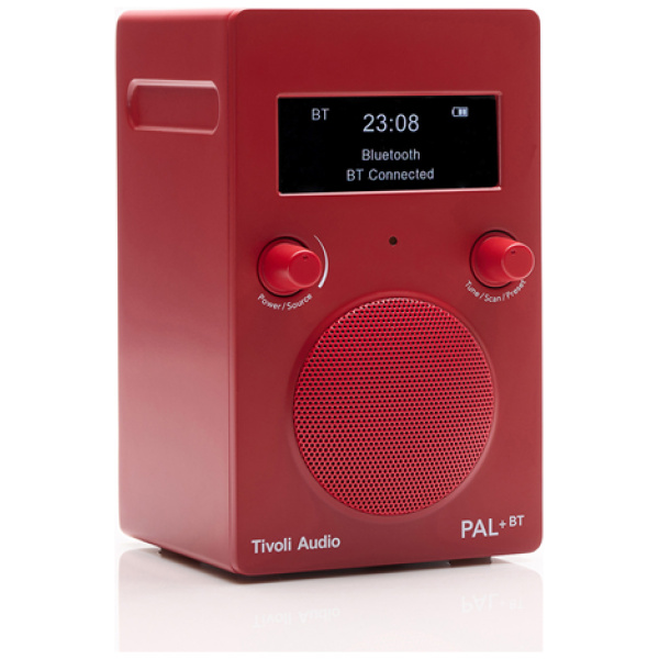 Tivoli Audio Pal+ BT Gen. 3 Rød - Transportabel DAB+ radio med