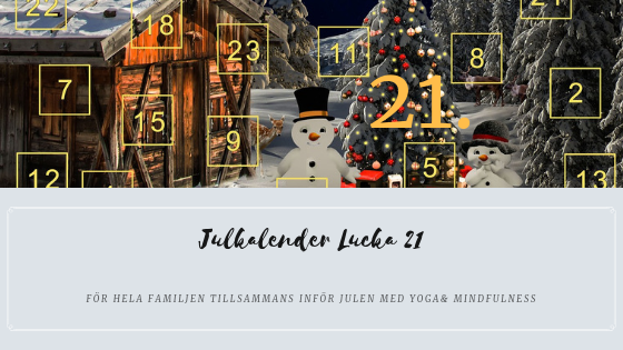 Julkalender 2018 Lucka 21 – Skapa ett eget utrymme
