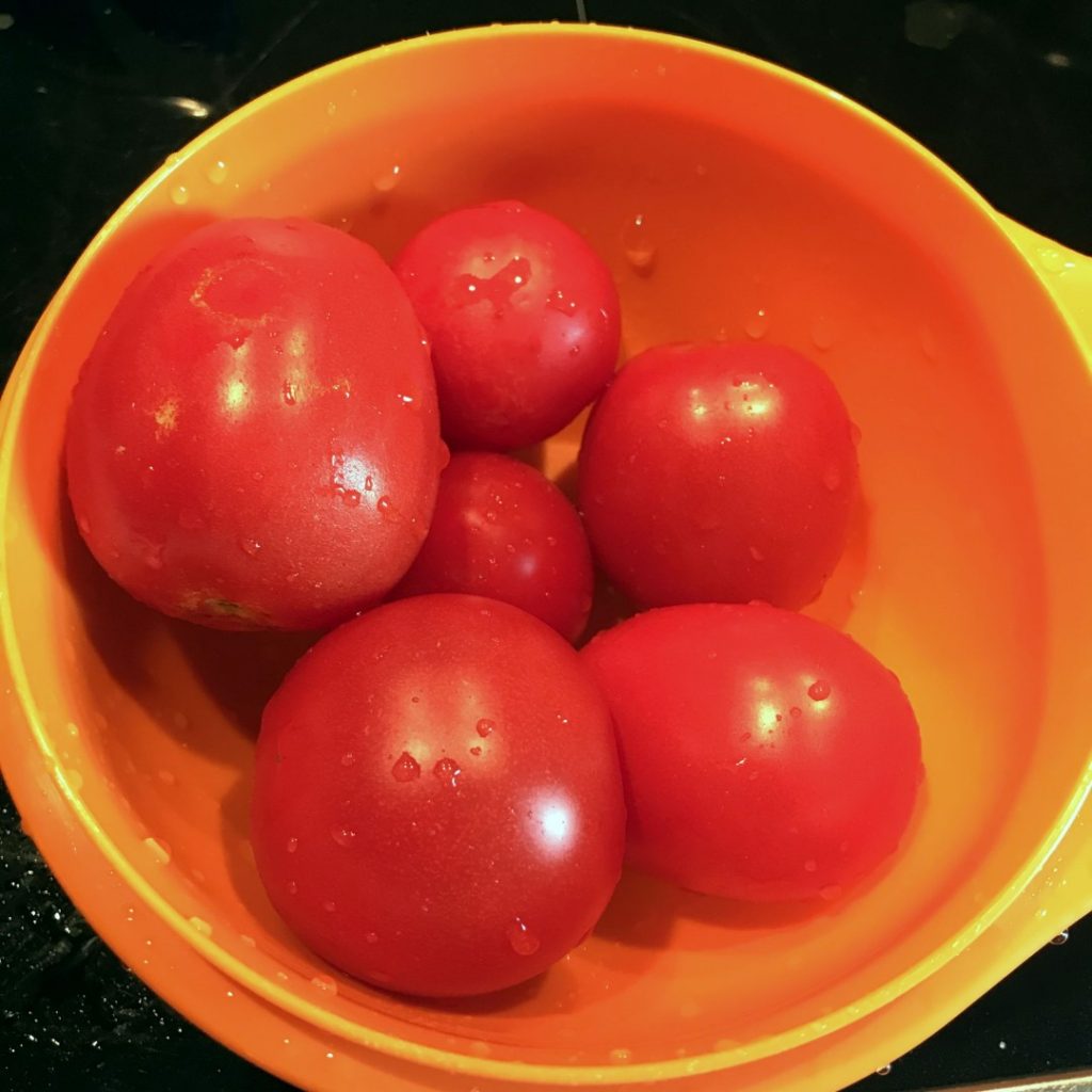 Tomatenpesto aus frischen Tomaten - Achims Garten zum Essen