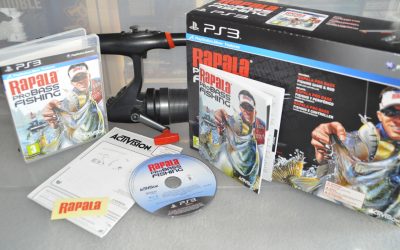 Fishing Without A Wire - Rapala Pro Bass Fishing PS3 Rapala Fishing pro Collector's edition box with fishing rod PS3