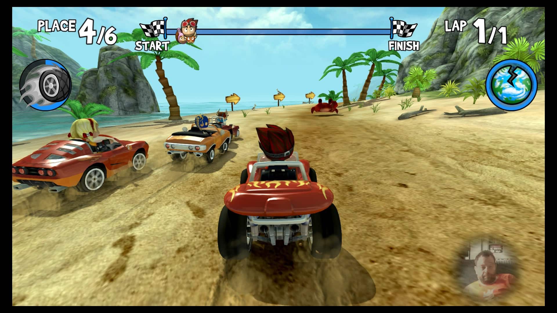 Playing Online Head-to-Head Beach Buggy Racing — Vector Unit