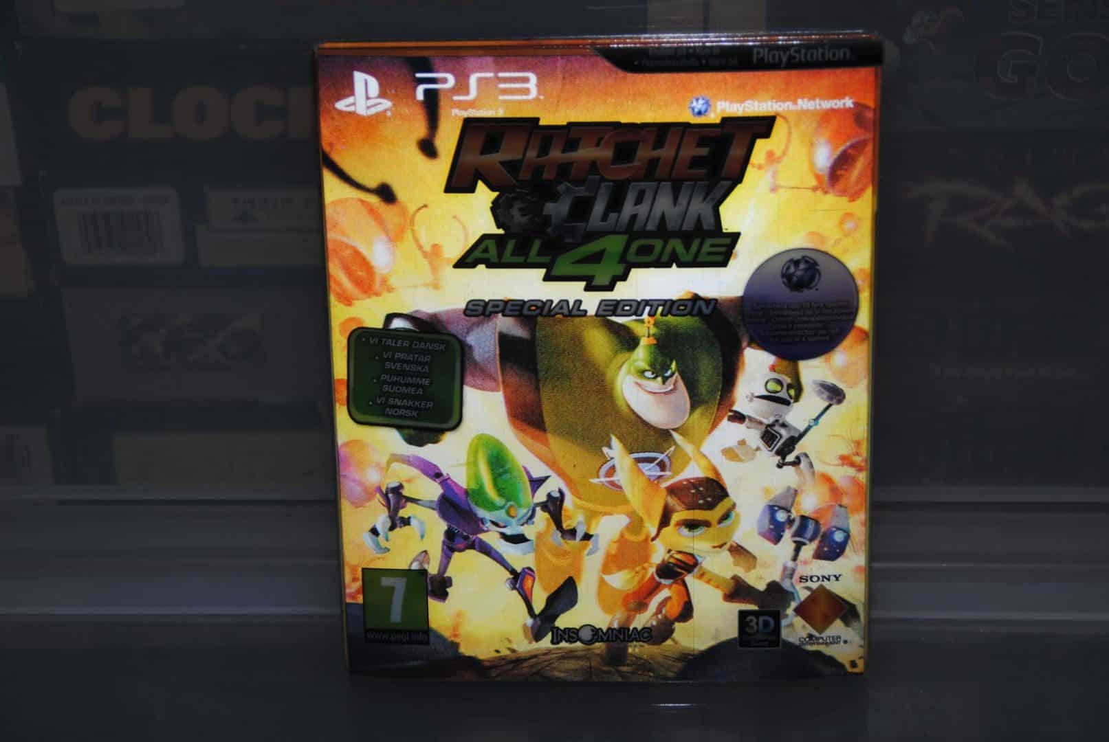 Ratchet & Clank: All 4 One PS3 Front