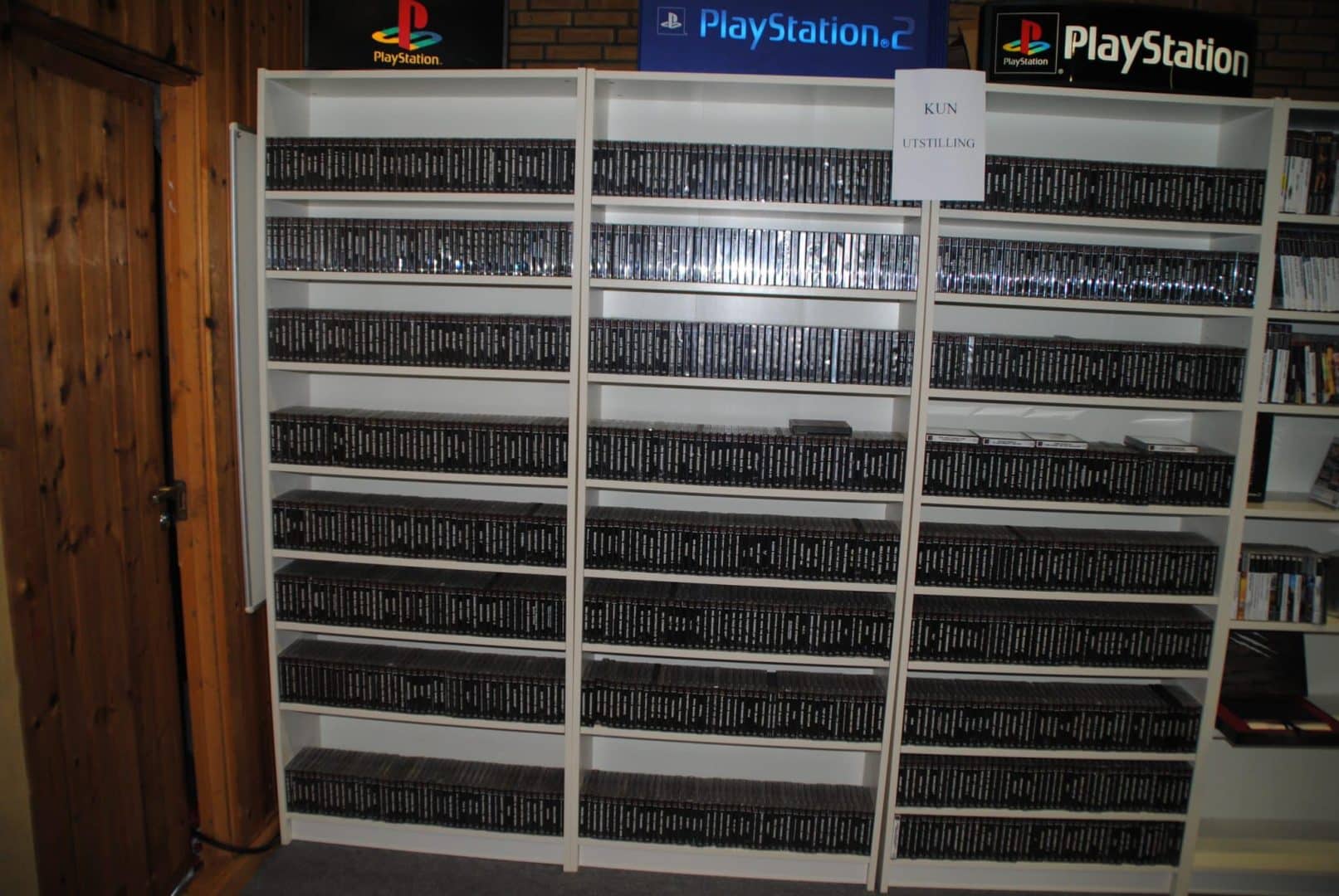 One of Norway's largest PSone collections.