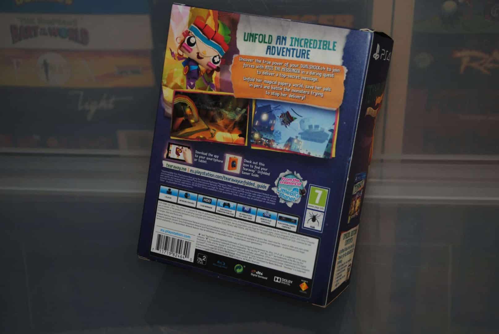 Tearaway Unfolded Special Edition Paperbox - Back