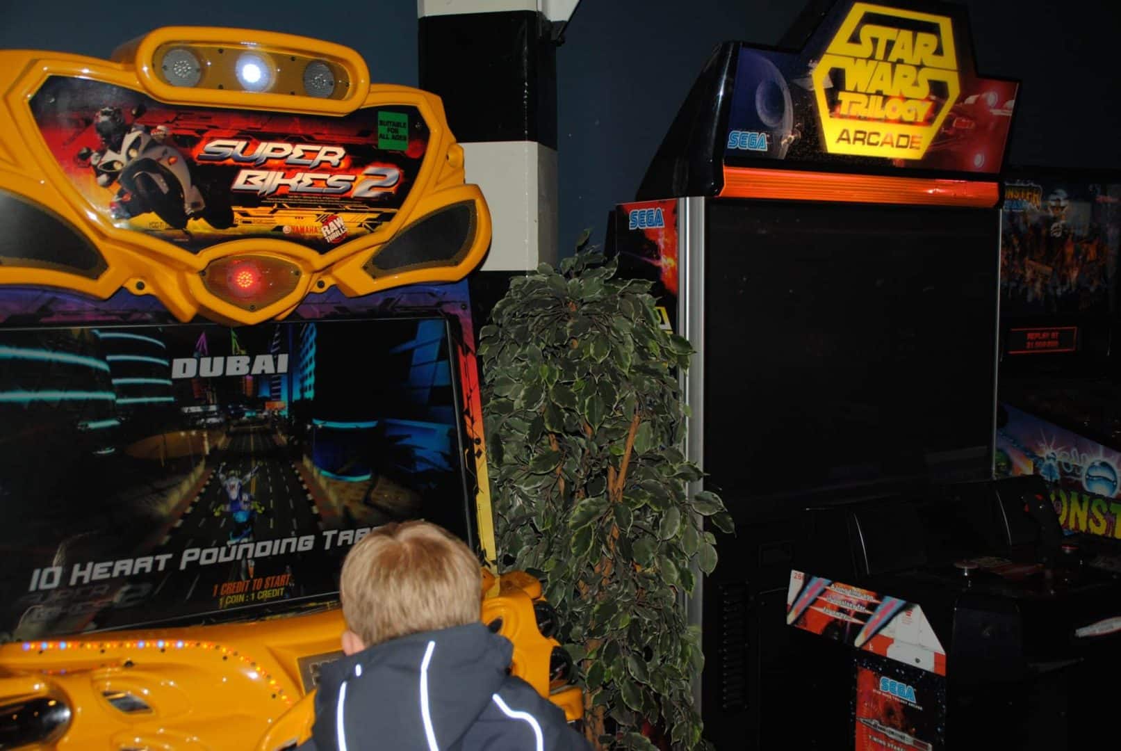 Super bikes 2 and STAR WARS TRILOGY Arcade / At Liseberg Fun Fair