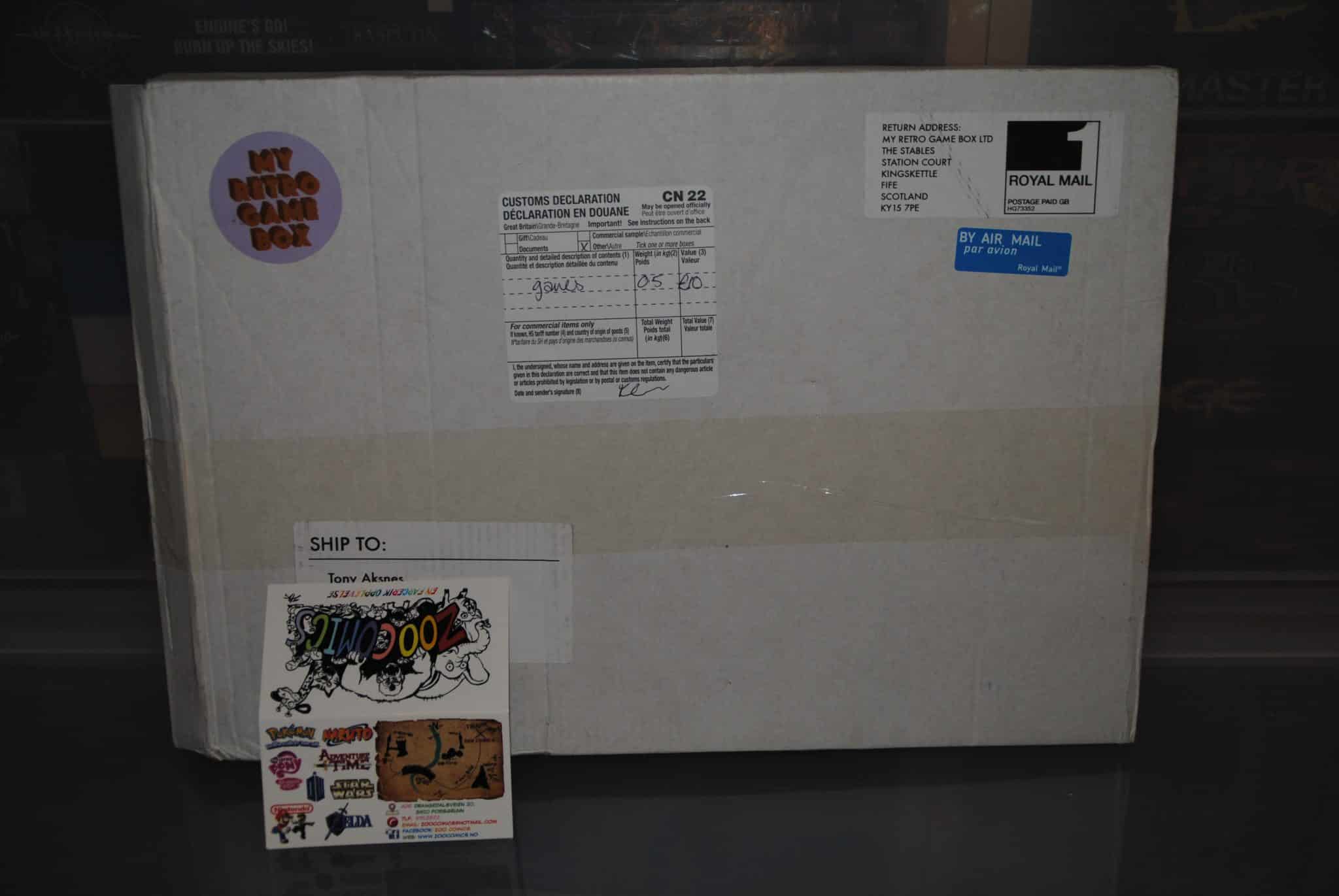 In Review My Retro Game Box Subscription • AmigaGuru's GamerBlog