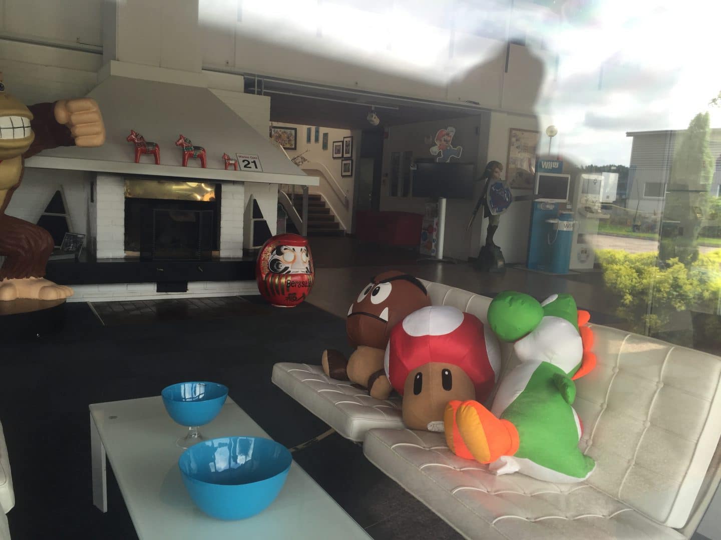 image Mushrooms on the couch, yoshi is there too. Bergsala AB
