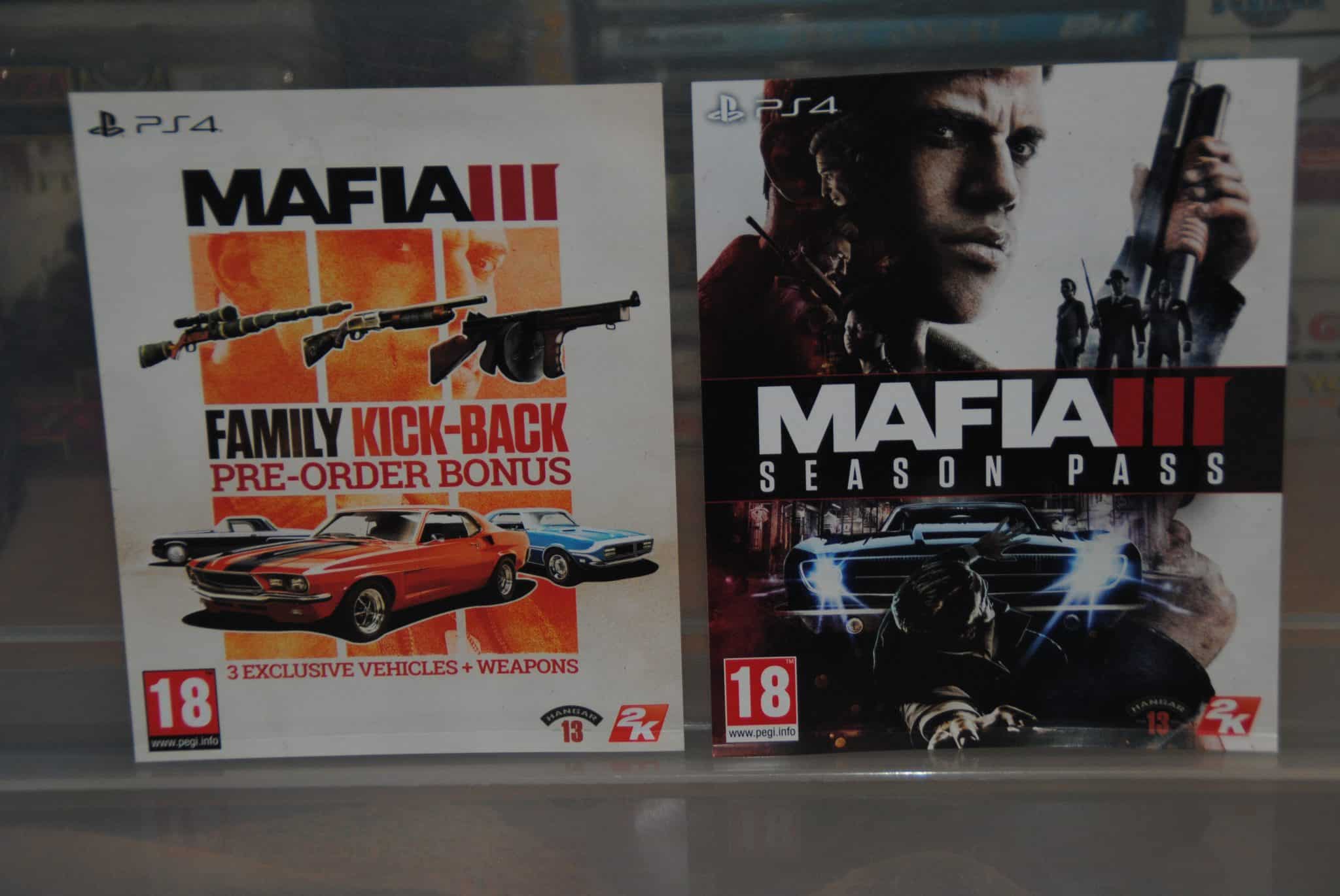 Mafia III 3 Famliy Kick-Back Bonus DLC Add-on Code for PlayStation 4 PS4