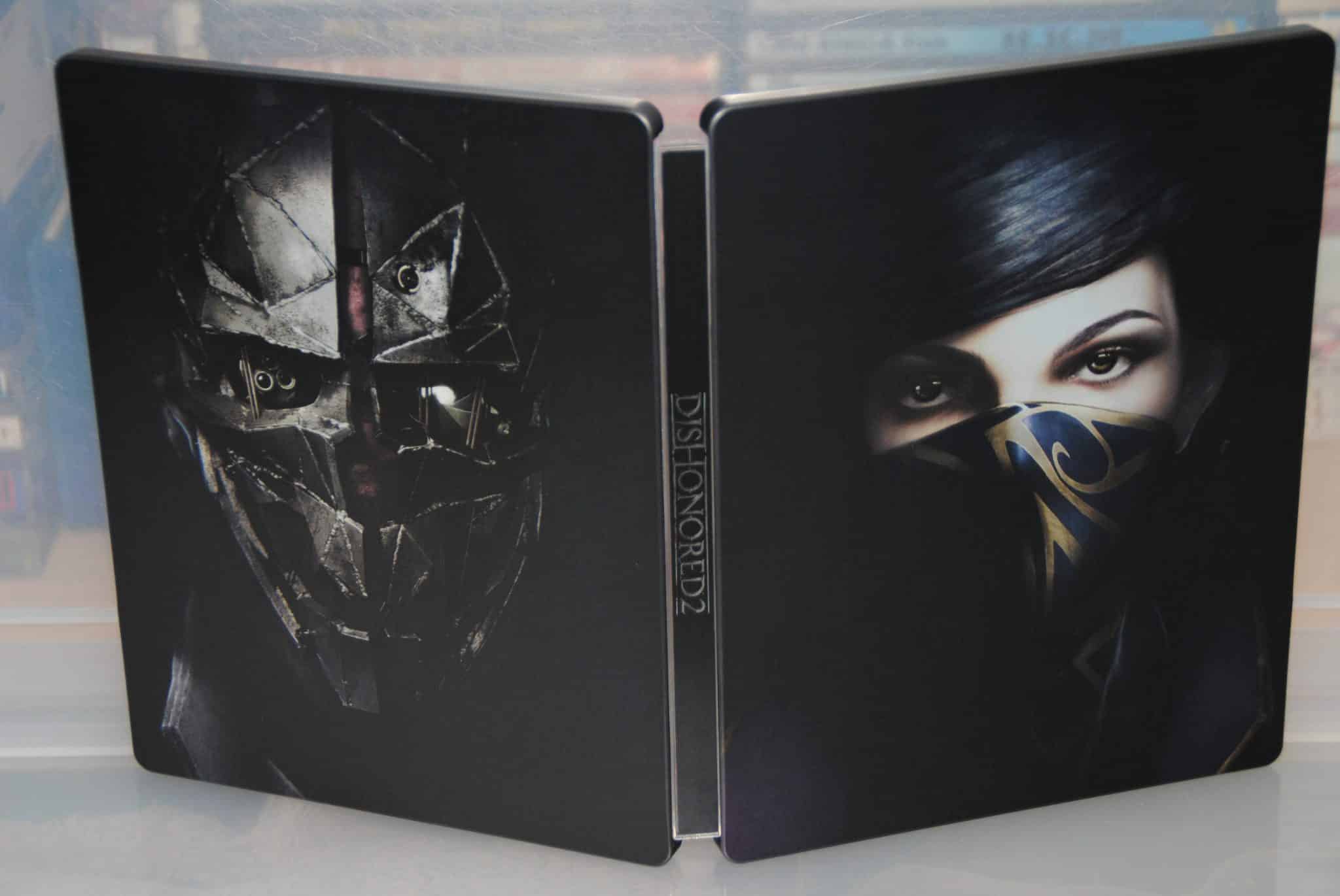 Dishonored 2 Collector's Edition Steelbook Case [G2] *NEW/MINT* NO GAME