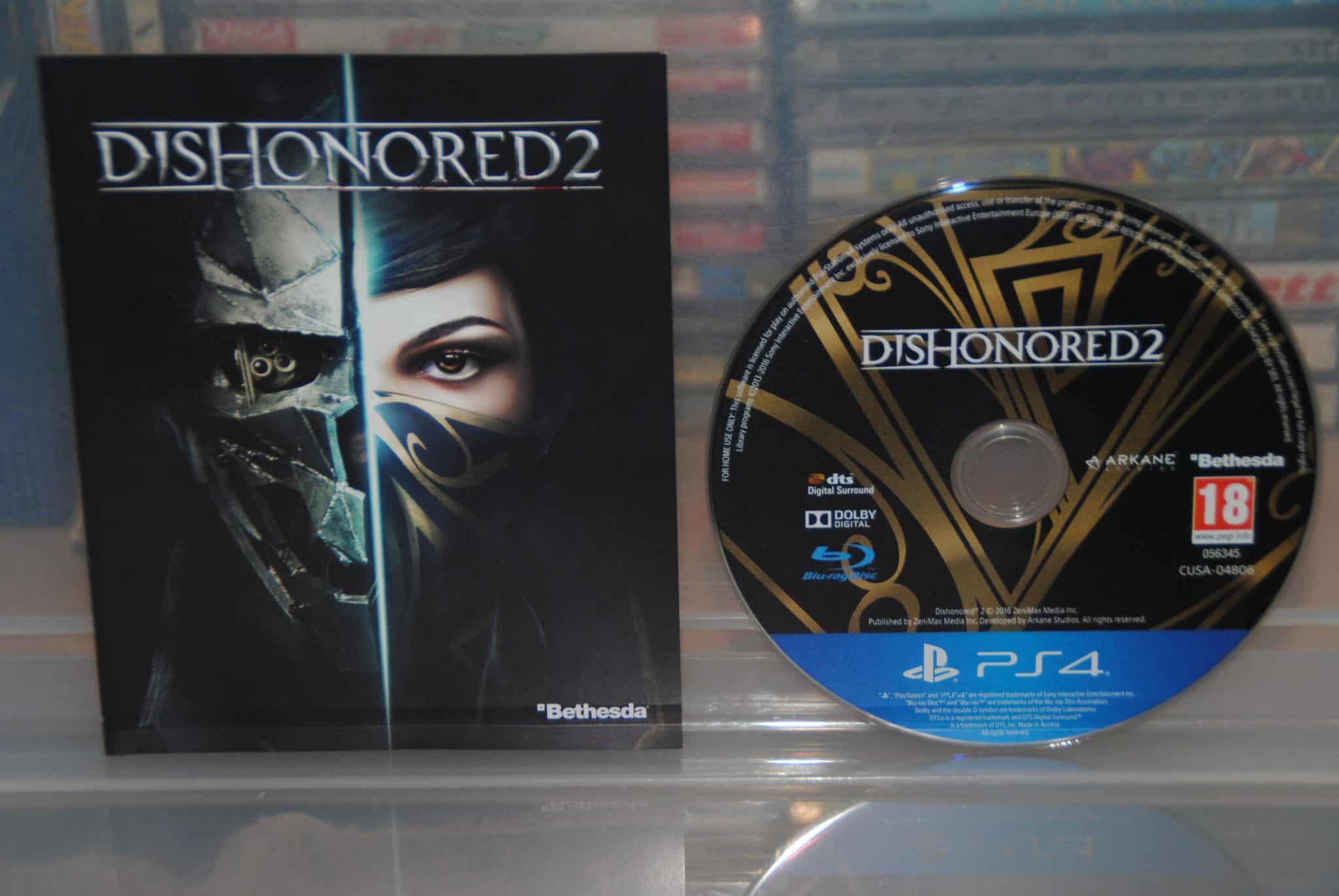 Dishonored 2 Collector's Edition Steelbook Case [G2] *NEW/MINT* NO GAME