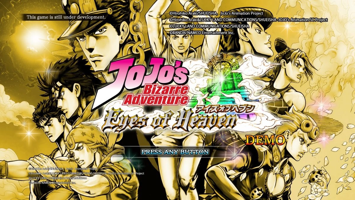 JoJo's Bizarre Adventure Game in Development