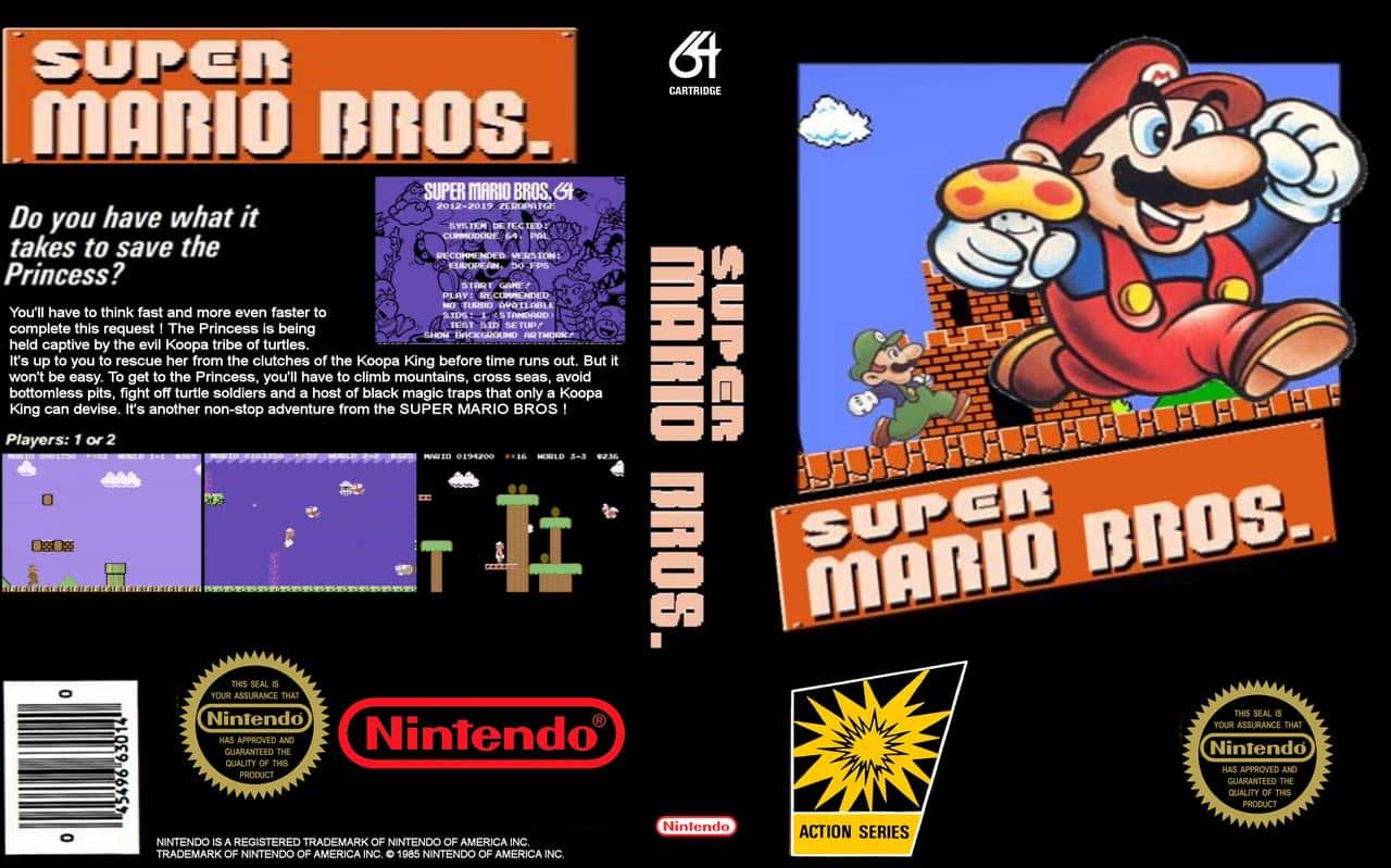 Super Mario Bros. Out Now For The Commodore 64