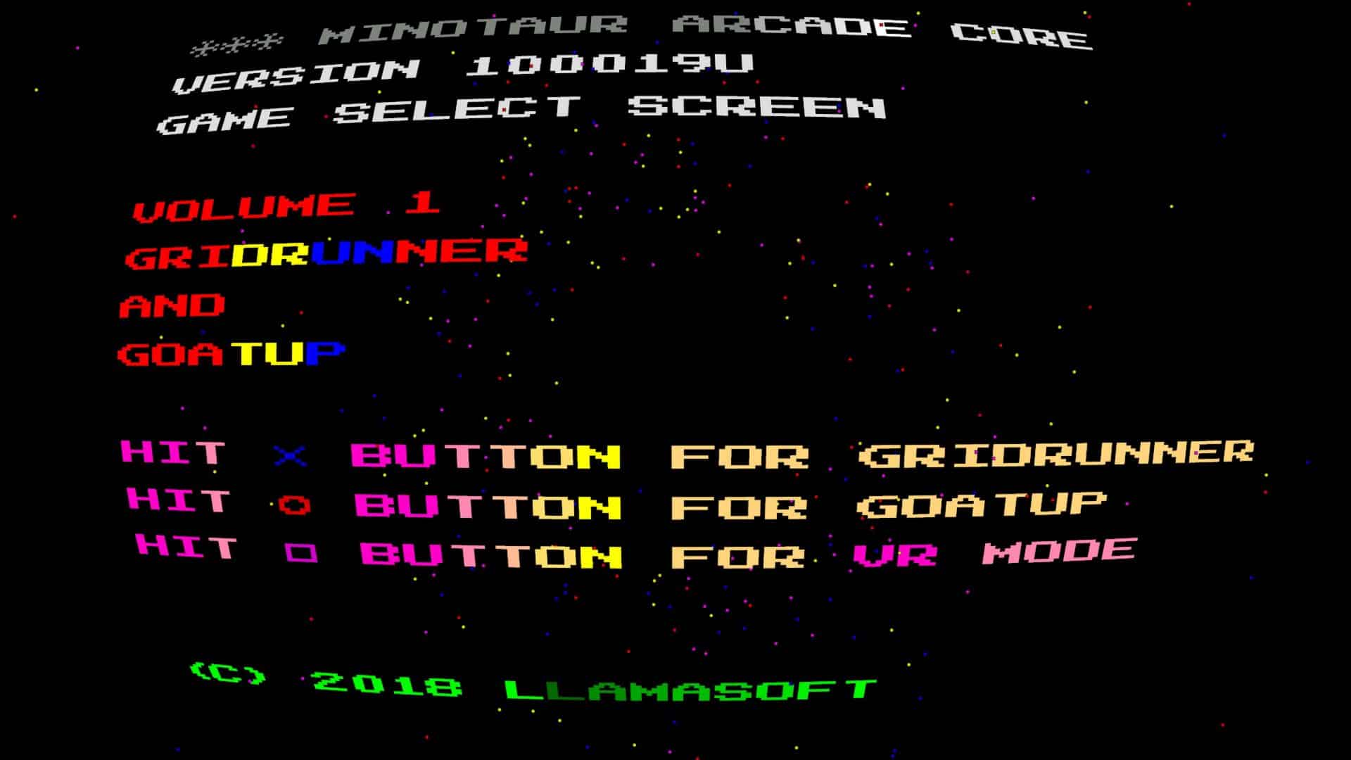 Minotaur Arcade Volume 1 is a retro-styled VR title from the legendary Llamasoft—yep, that’s Jeff Minter and co., the eccentric geniuses behind Tempest 2000, Polybius, and TxK. Released for PSVR and PC VR