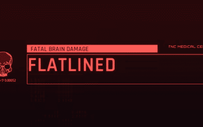 A Quick Look At Cyberpunk 2077 flatlined