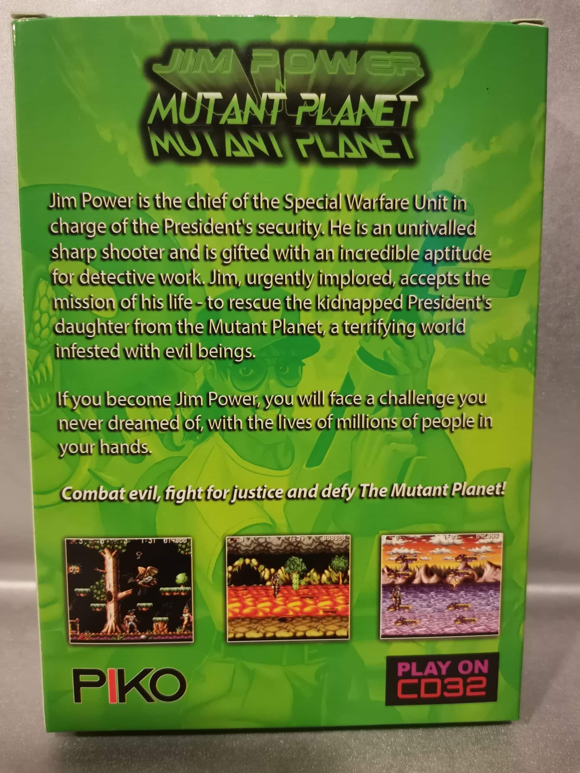 A Look At The Jim Power In Mutant Planet CD32 Release