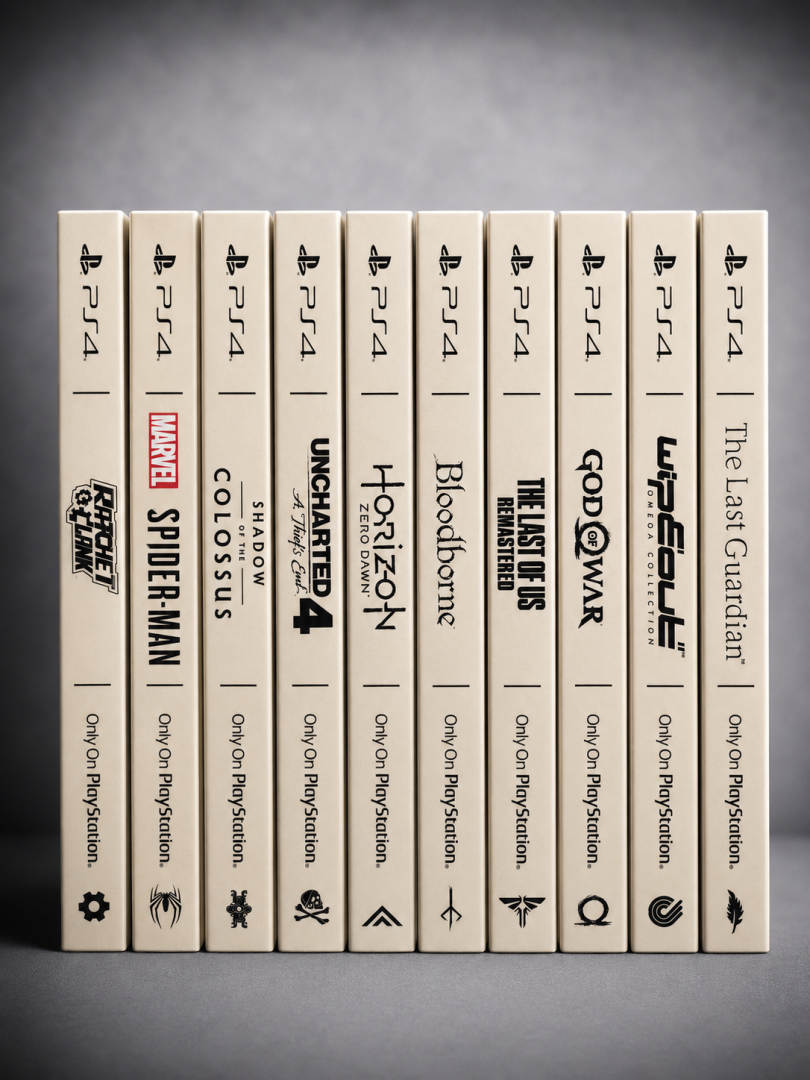 Exclusive GAME UK Slipcases for PlayStation 4 Games