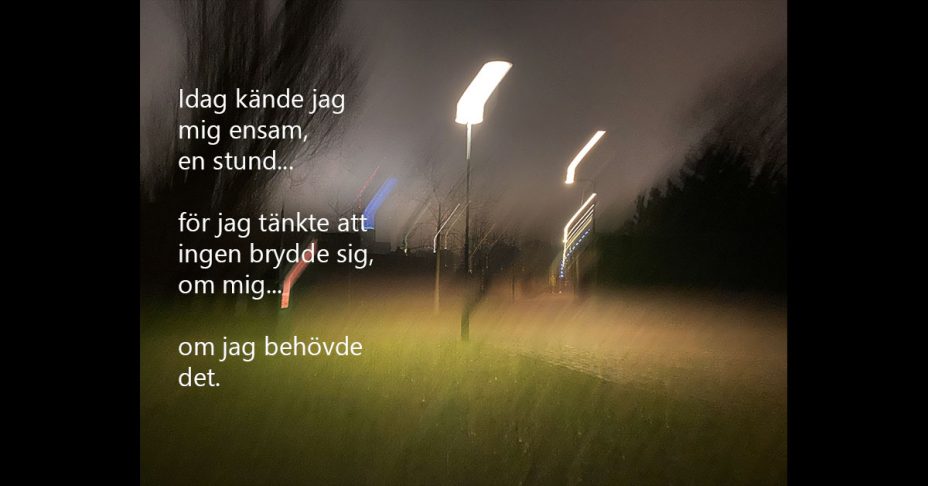 Själv, inte ensam