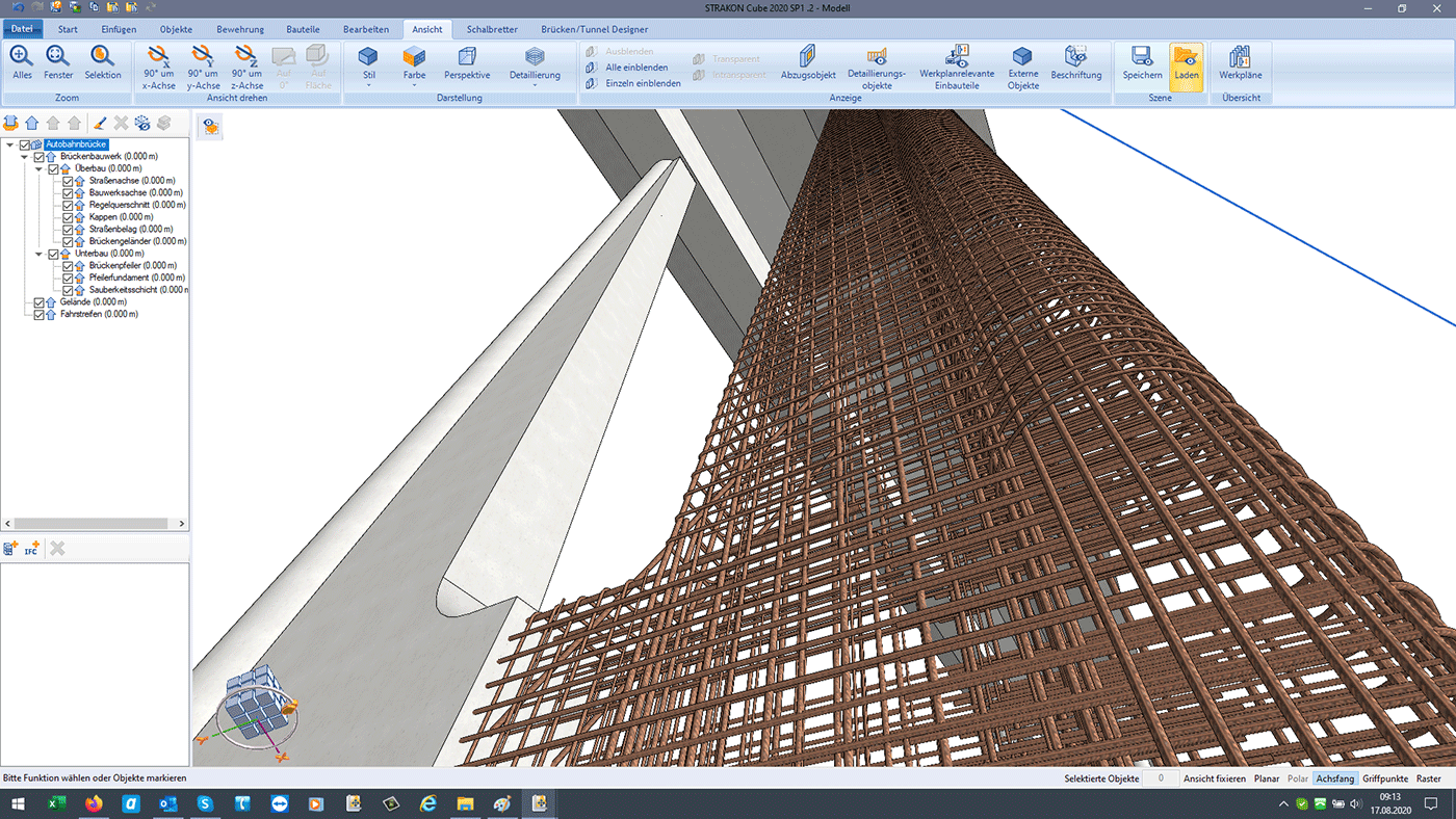 a computer screen shot of a structure