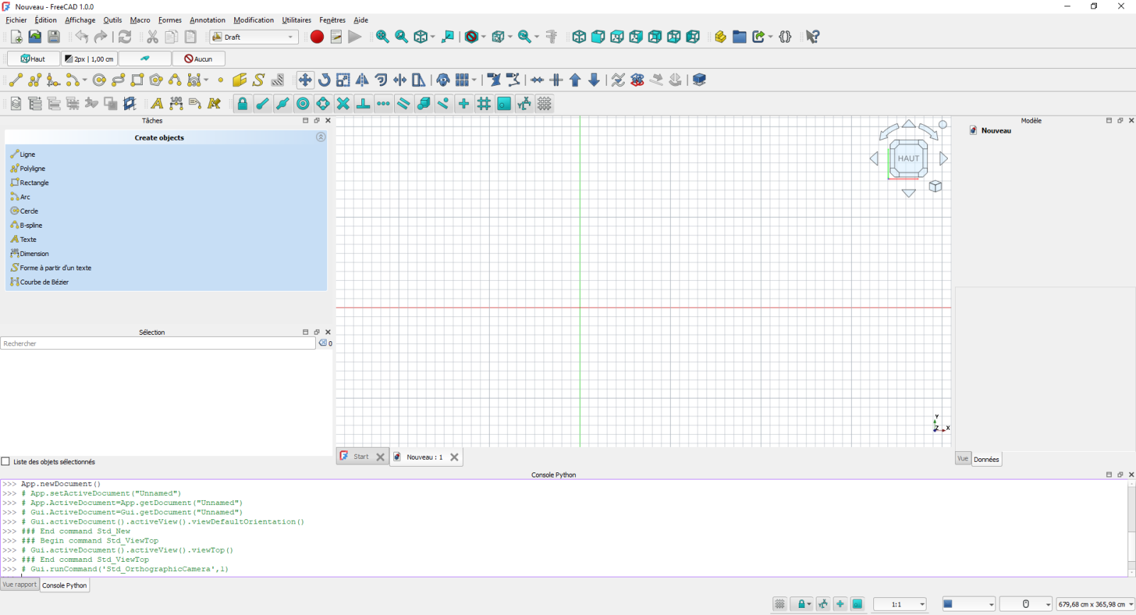 FreeCAD Draft