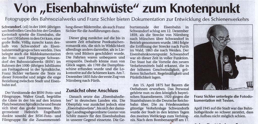 Von der „Eisenbahnwüste“ zum Knotenpunkt