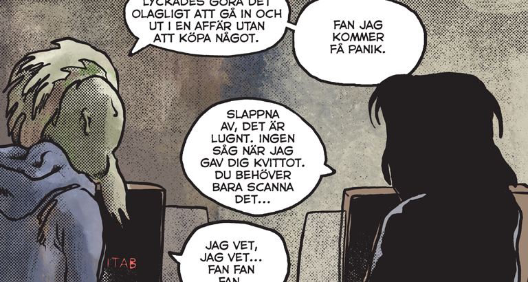 Vi har gjort ett Zine om Köpcentret entré