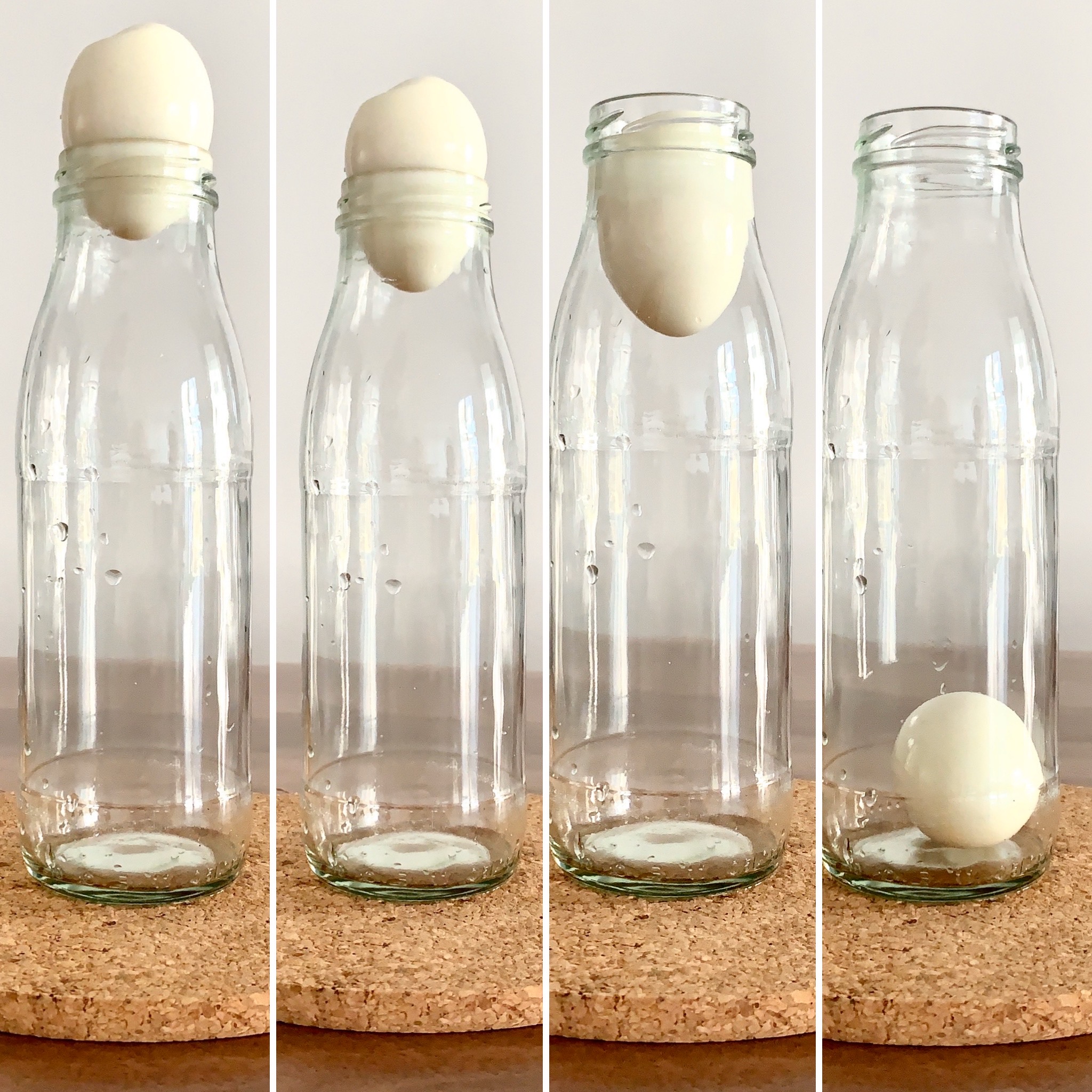 SCHNELL GEFORSCHT: Ei in die Flasche zaubern – Forschen & bloggen für Kinder
