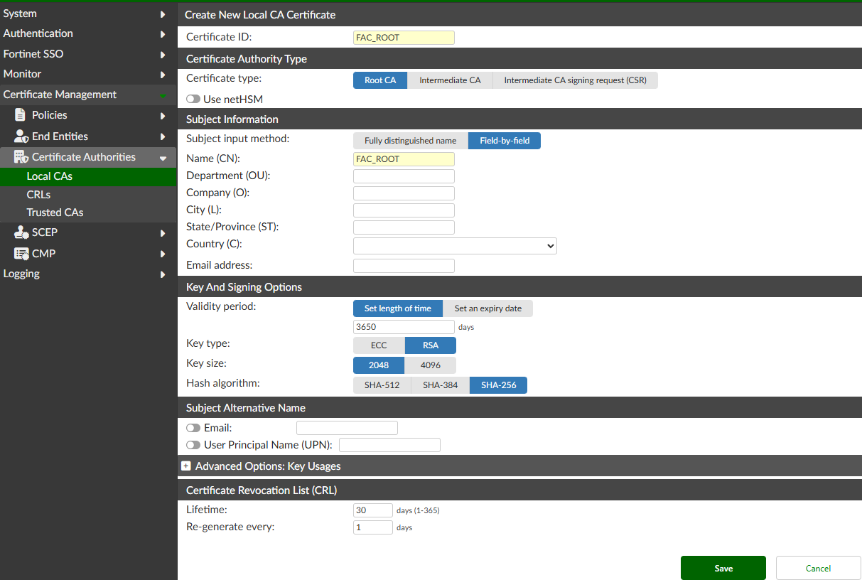Forticlient Tls FortiClient EMS certificate management for VPN, full SSL/TLS inspection ...