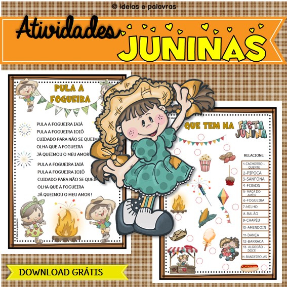 Atividades Juninas, PDF, Cor