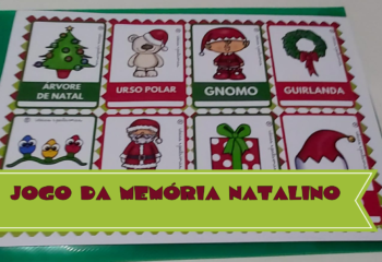 Atividade para imprimir – Jogo da memória de Natal – Blog