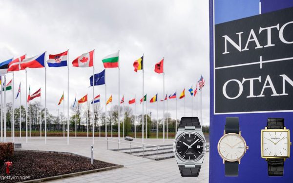 This image highlights some of the confirmed watches worn by NATO heads of government, including the United States, the United Kingdom, Denmark, and Türkiye. The article explores how world leaders such as Donald Trump, Keir Starmer, Mette Frederiksen, and Recep Tayyip Erdoğan express personal style and national identity through their choice of timepiece.