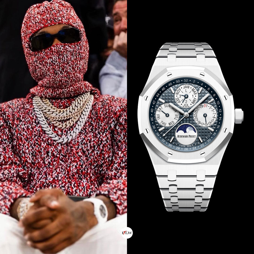 Celebrities With Audemars Piguet Royal Oak White Ceramic 26579CB