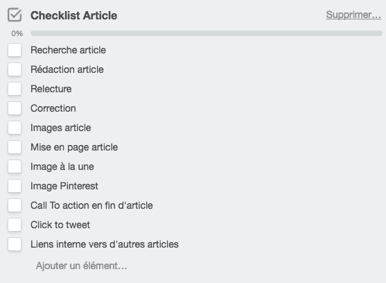 Je te propose un calendrier éditorial à modifier dans Trello.