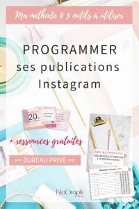 Tu veux être plus constante dans tes publications Instagram ? Programmer tes publications peut t'aider. Je t'explique comment je procède et te donne 3 outils à utiliser + ressources gratuites