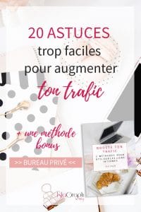 Si tu en as marre d'avoir peu de visite sur ton blog, viens découvrir 20 astuces très faciles à mettre en place pour augmenter ton trafic + une méthode bonus