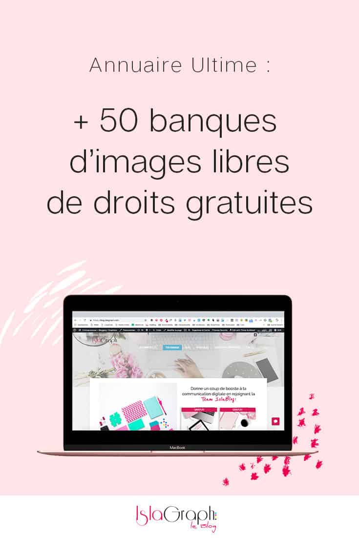 Découvre plus de 50 banques d'images libres de droits gratuites pour embellir tes réseaux sociaux et ton blog.