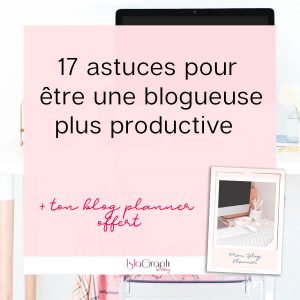 Tu n’arrives pas à t’organiser et tu n’avances pas ! Les journées ne font que 24h et il faut arriver à faire avec. Il suffit parfois de quelques petites astuces pour arriver à être plus productive. Ces astuces m’ont vraiment aidée à être une blogueuse plus productive.