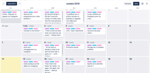 Comment programmer 1 mois de publications Instagram