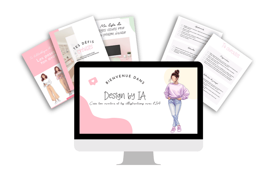 Mockup de la formation Design by IA