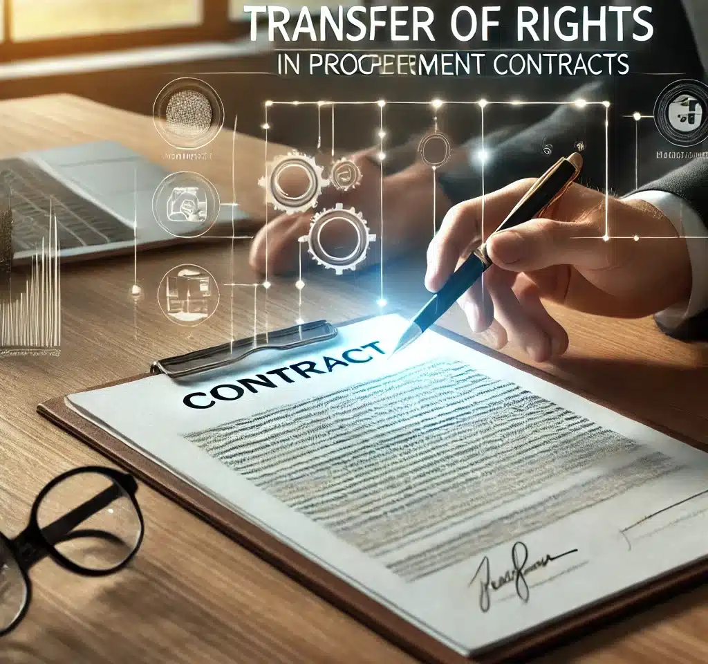 Transfer of rights is an important clause in procurememnt contract