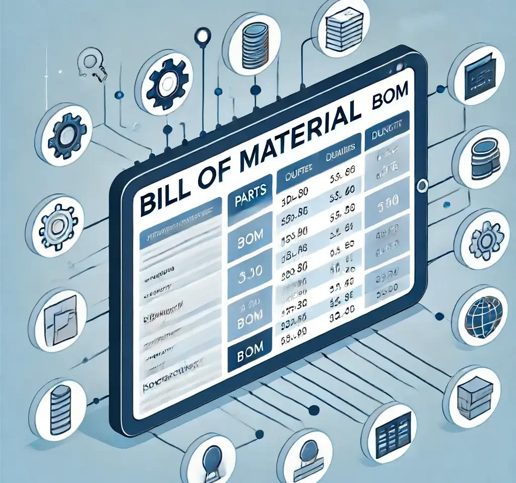 Where used function and Bill of material (BOM)