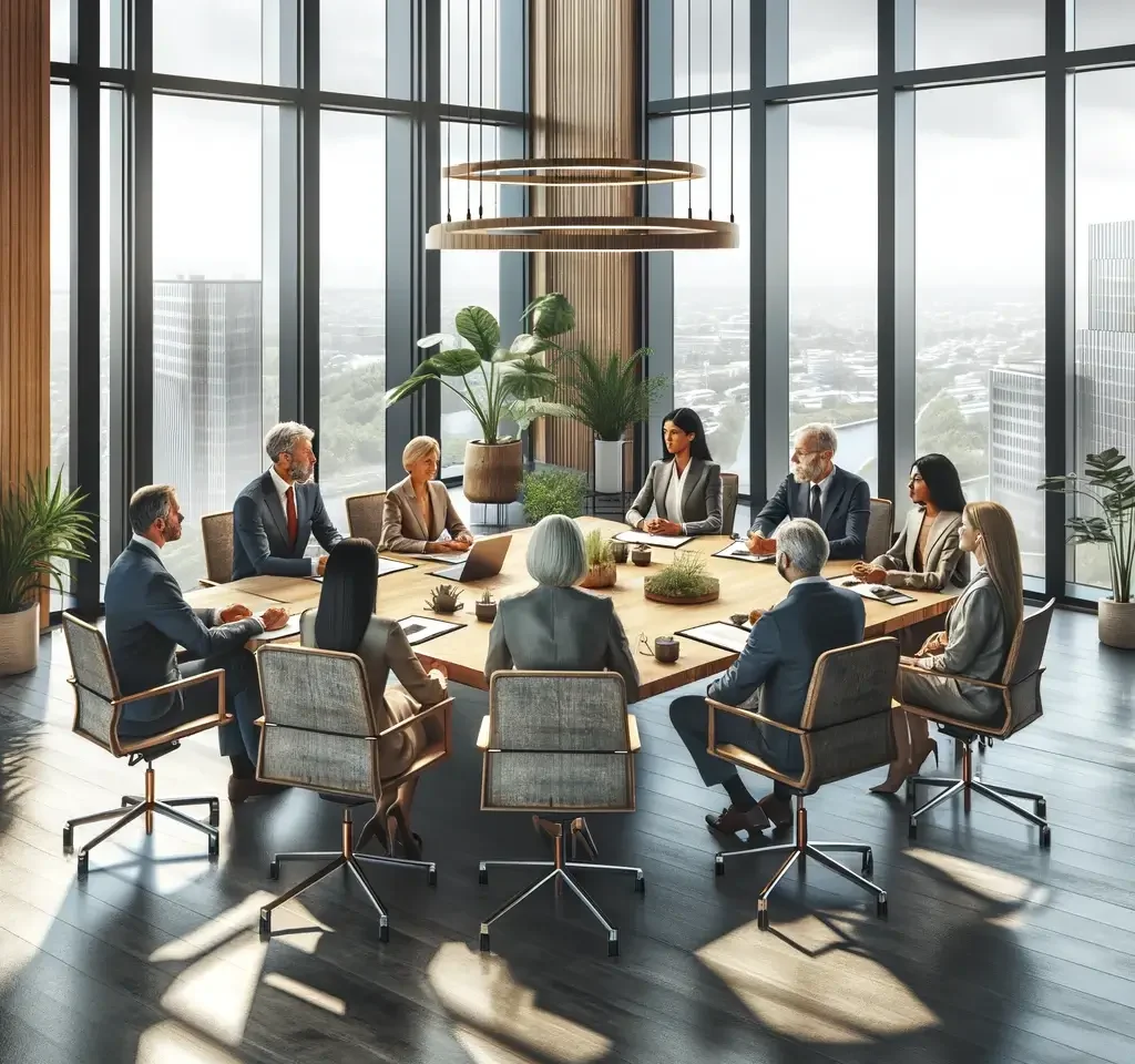 Risk management practices in procurement with ISO 31000 1 A procurement management team working on risk management practices in procurement