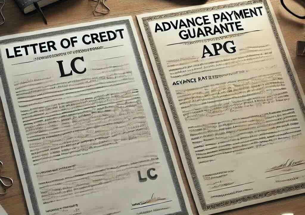 Comparison between a Letter of Credit (LC) and an Advance Payment Guarantee (APG)