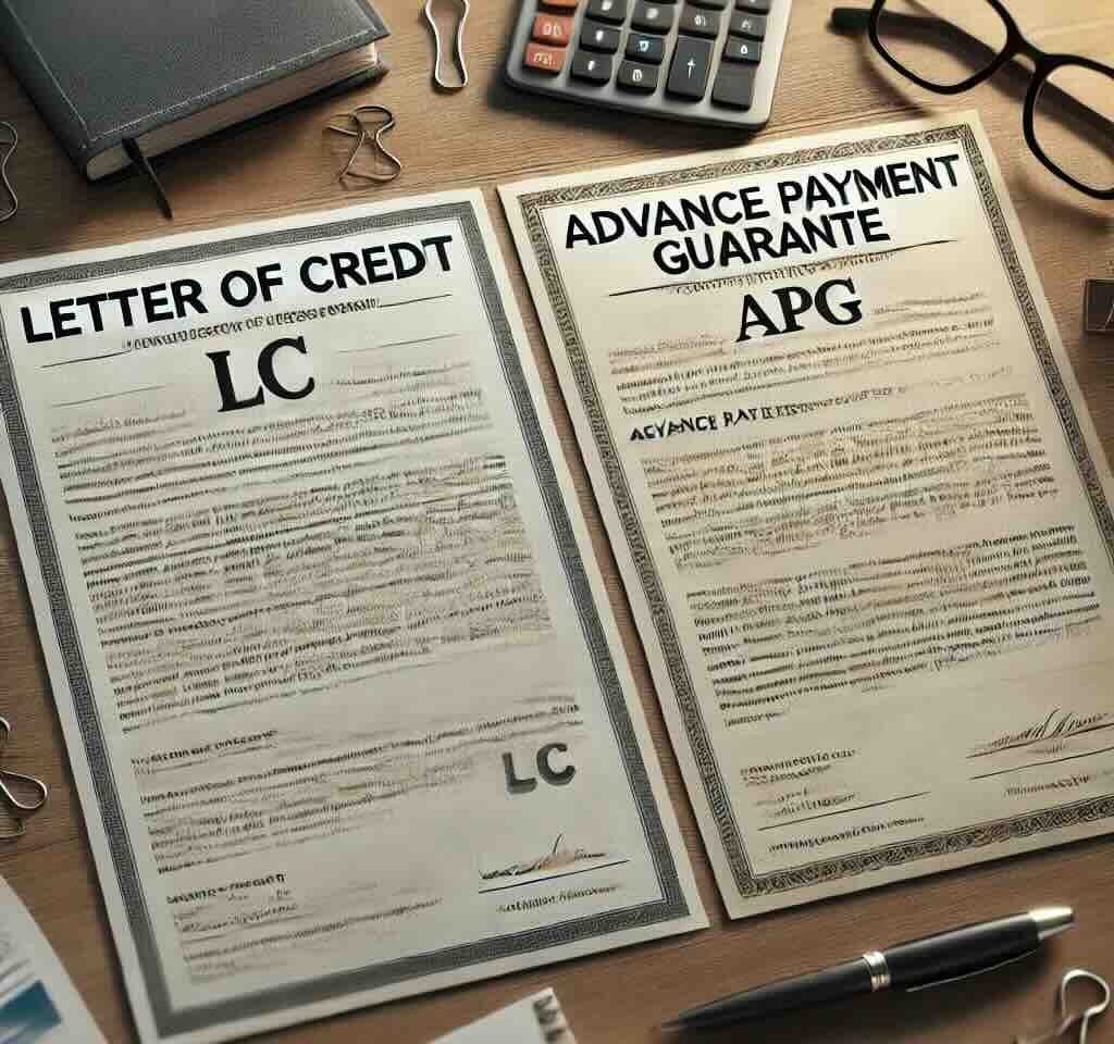 Comparison between a Letter of Credit (LC) and an Advance Payment Guarantee (APG)