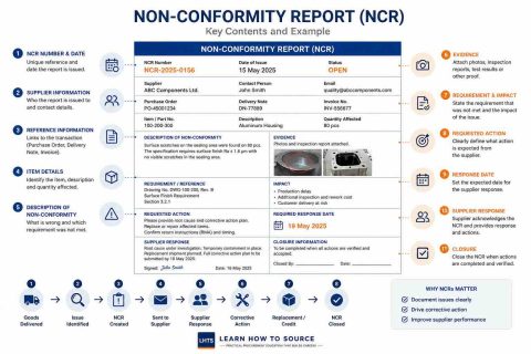 Ncr Flow Chart Example Non-Conformity Report in Procurement: How Buyers Handle Supplier ...